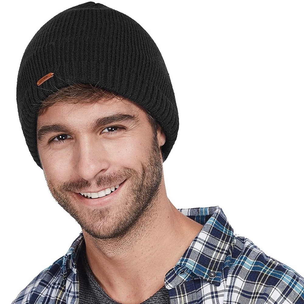 🆕 (2 PCs) LETHMIK | Black Beanie Skull Hat (Unisex)